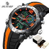 Senors Digital Watch Men Sports Watches Fashion Dual Display Men's Waterproof LED Digital Watch Man Military Clock Relogio