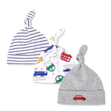 3pcs Per Lot Baby Hats 100% Cotton Printed Baby Hats & Caps For 0-6 Months Newborn Baby Accessories Dropshipping KF268