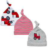 3pcs Per Lot Baby Hats 100% Cotton Printed Baby Hats & Caps For 0-6 Months Newborn Baby Accessories Dropshipping KF268