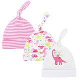 3pcs Per Lot Baby Hats 100% Cotton Printed Baby Hats & Caps For 0-6 Months Newborn Baby Accessories Dropshipping KF268