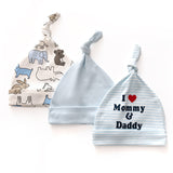 3pcs Per Lot Baby Hats 100% Cotton Printed Baby Hats & Caps For 0-6 Months Newborn Baby Accessories Dropshipping KF268