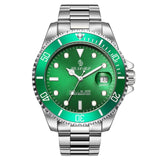Brand Luxury Men Watches Automatic Black Watch Men Stainless Steel Waterproof Business Sport Mechanical Wristwatch Sub Mariner