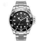 Brand Luxury Men Watches Automatic Black Watch Men Stainless Steel Waterproof Business Sport Mechanical Wristwatch Sub Mariner