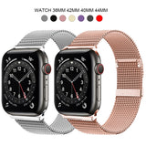 Milanese Loop Bracelet Stainless Steel band For Apple Watch series 1 2 3 42mm 38mm strap for iwatch 4 5 SE 6 40mm 44mm watchband