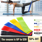 Rubber Bands Fitness Sports Elastic For Set of Flossing Band Power Yoga Swing Mini Banda Pilates Bar Pulling Up Stretching Stick