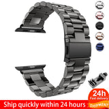 Stainless Steel Strap For Apple Watch 6 5 4 3 2 1 Band 38mm 42mm Bracelet Sport Band for iWatch series 5 4 3/2/1 40mm 44mm strap