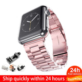 Stainless Steel Strap For Apple Watch 6 5 4 3 2 1 Band 38mm 42mm Bracelet Sport Band for iWatch series 5 4 3/2/1 40mm 44mm strap