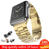 Stainless Steel Strap For Apple Watch 6 5 4 3 2 1 Band 38mm 42mm Bracelet Sport Band for iWatch series 5 4 3/2/1 40mm 44mm strap