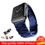 Stainless Steel Strap For Apple Watch 6 5 4 3 2 1 Band 38mm 42mm Bracelet Sport Band for iWatch series 5 4 3/2/1 40mm 44mm strap