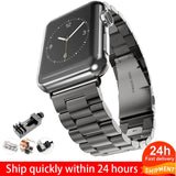 Stainless Steel Strap For Apple Watch 6 5 4 3 2 1 Band 38mm 42mm Bracelet Sport Band for iWatch series 5 4 3/2/1 40mm 44mm strap