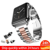 Stainless Steel Strap For Apple Watch 6 5 4 3 2 1 Band 38mm 42mm Bracelet Sport Band for iWatch series 5 4 3/2/1 40mm 44mm strap