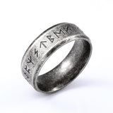 Beier 316L Stainless steel Odin Norse Viking Amulet Rune MEN Ring fashion  words RETRO Rings Jewelry  LR-R133