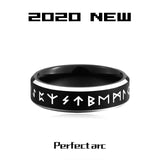 Beier 316L Stainless steel Odin Norse Viking Amulet Rune MEN Ring fashion  words RETRO Rings Jewelry  LR-R133
