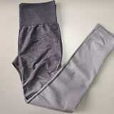 Nepoagym Women Ombre Seamless Leggings In TEAL High Waisted Yoga Pants Training Tights Gym Fitness Leggings