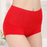 Pure Cotton High waist Women's Panties  Plus size Briefs Underwear Ladies Autumn Winter Panty Sexy Lingerie  Female Underpants