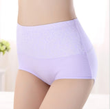 Pure Cotton High waist Women's Panties  Plus size Briefs Underwear Ladies Autumn Winter Panty Sexy Lingerie  Female Underpants