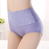 Pure Cotton High waist Women's Panties  Plus size Briefs Underwear Ladies Autumn Winter Panty Sexy Lingerie  Female Underpants