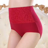 Pure Cotton High waist Women's Panties  Plus size Briefs Underwear Ladies Autumn Winter Panty Sexy Lingerie  Female Underpants