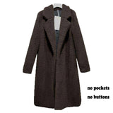 2020 Autumn Long Winter Coat Woman Faux Fur Coat Women Warm Ladies Fur Teddy Jacket Female Plush Teddy Coat Plus Size Outwear