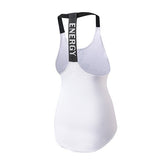 Yuerlian Quality 15% spandex Fitness Sports Yoga Shirt Quickly Dry Sleeveless Running Vest Workout Crop Top Female T-shirt