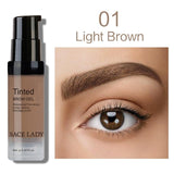 SACE LADY Waterproof Eyebrow Gel Makeup Eye Brow Wax Lasting 48 Hours Tint Cream Make Up Smooth Paint Pomade Cosmetic Wholesale