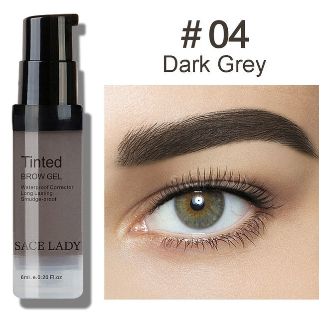 SACE LADY Waterproof Eyebrow Gel Makeup Eye Brow Wax Lasting 48 Hours Tint Cream Make Up Smooth Paint Pomade Cosmetic Wholesale
