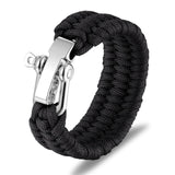 MKENDN Men Multi-function Paracord Survival Bracelet Outdoor Camping Rescue Emergency Rope Bracelets with Knife For Women