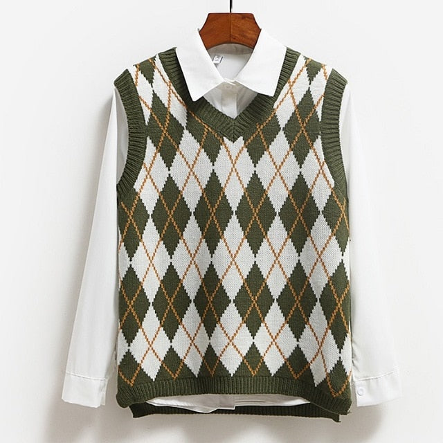 2020 Fashion Casual Tank Tops Pullover Elasticity Sweater Spring Autumn Women Sleeveless V-Neck Knitted Vest kz373
