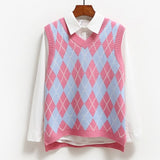 2020 Fashion Casual Tank Tops Pullover Elasticity Sweater Spring Autumn Women Sleeveless V-Neck Knitted Vest kz373