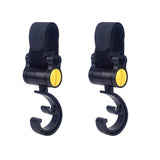 2pcs/ Baby Hanger Baby Bag Stroller Hooks Pram Rotate 360 Degree baby car seat accessories stroller organizer