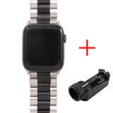 Band For Apple Watch 6 5 4 3 2 44mm 40mm 42mm 38mm Metal Stainless Steel Watchband Bracelet Strap for iWatch Series Accessories
