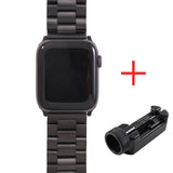 Band For Apple Watch 6 5 4 3 2 44mm 40mm 42mm 38mm Metal Stainless Steel Watchband Bracelet Strap for iWatch Series Accessories