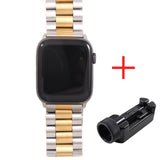 Band For Apple Watch 6 5 4 3 2 44mm 40mm 42mm 38mm Metal Stainless Steel Watchband Bracelet Strap for iWatch Series Accessories