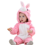2020 Winter Baby Romper Lovely Newborn Baby Clothes Baby Girl And Boy Jumpsuits Animal Overalls For Kid Long Sleeve Bodysuit Set
