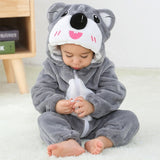 2020 Winter Baby Romper Lovely Newborn Baby Clothes Baby Girl And Boy Jumpsuits Animal Overalls For Kid Long Sleeve Bodysuit Set