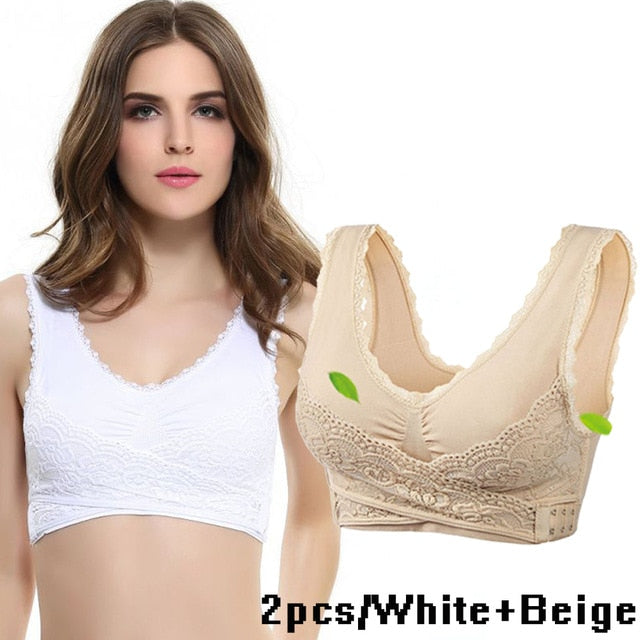 Sexy Women Bra Push Up Bralette Lingerie Underwear Brassiere Front Closure Bras  Big Size Sleep Bra VIP