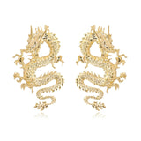 Female Unusual Earring Dragon Long Earrings for Women High-grade Metal Personality Pendant Unique Temperament Jewelry Party Gift
