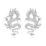 Female Unusual Earring Dragon Long Earrings for Women High-grade Metal Personality Pendant Unique Temperament Jewelry Party Gift