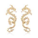 Female Unusual Earring Dragon Long Earrings for Women High-grade Metal Personality Pendant Unique Temperament Jewelry Party Gift
