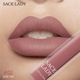 SACE LADY Matte Lipstick Long Lasting Waterproof Lipsticks Lip Stick Matte Makeup Pigmented Nude 19 Colors Cosmetic Wholesale