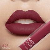 SACE LADY Matte Lipstick Long Lasting Waterproof Lipsticks Lip Stick Matte Makeup Pigmented Nude 19 Colors Cosmetic Wholesale