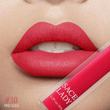SACE LADY Matte Lipstick Long Lasting Waterproof Lipsticks Lip Stick Matte Makeup Pigmented Nude 19 Colors Cosmetic Wholesale