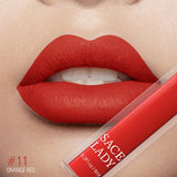 SACE LADY Matte Lipstick Long Lasting Waterproof Lipsticks Lip Stick Matte Makeup Pigmented Nude 19 Colors Cosmetic Wholesale