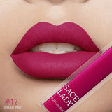 SACE LADY Matte Lipstick Long Lasting Waterproof Lipsticks Lip Stick Matte Makeup Pigmented Nude 19 Colors Cosmetic Wholesale