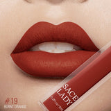 SACE LADY Matte Lipstick Long Lasting Waterproof Lipsticks Lip Stick Matte Makeup Pigmented Nude 19 Colors Cosmetic Wholesale