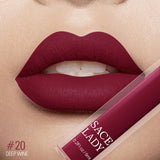 SACE LADY Matte Lipstick Long Lasting Waterproof Lipsticks Lip Stick Matte Makeup Pigmented Nude 19 Colors Cosmetic Wholesale
