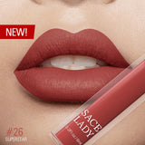 SACE LADY Matte Lipstick Long Lasting Waterproof Lipsticks Lip Stick Matte Makeup Pigmented Nude 19 Colors Cosmetic Wholesale