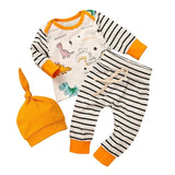 Newborn Clothes Kids Clothes Girls Clothes Baby Girl Clothes Baby Boy Clothes Feather T shirt Tops Strip Pants Free Ship Z4