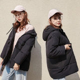 2020 Autumn Winter Cotton Parkas Oversized Coats and Jackets Womens Outerwear Hooded Puffer Jacket