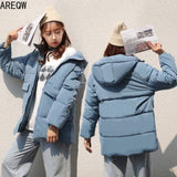 2020 Autumn Winter Cotton Parkas Oversized Coats and Jackets Womens Outerwear Hooded Puffer Jacket